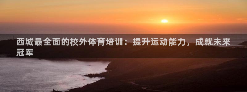 焦点娱乐总代理是谁：西城最全面的校外体育培训：提升运