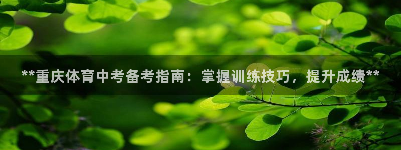 焦点娱乐加速器下载安卓：**重庆体育中考备考指南：掌握训练技