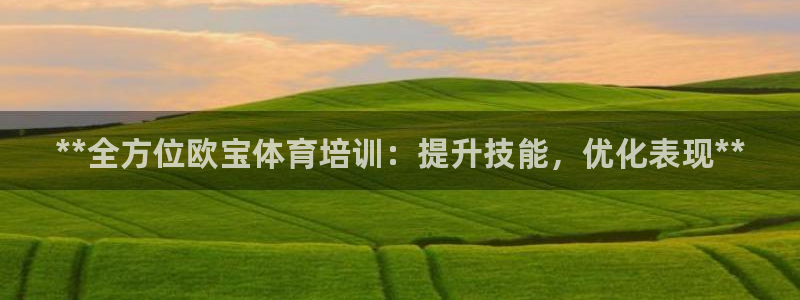 焦点娱乐股东：**全方位欧宝体育培训：提升技能，优化表现**