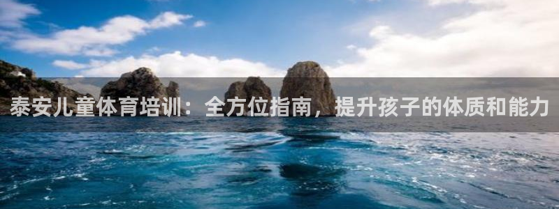 焦点娱乐平台登录不了怎么办：泰安儿童体育培训：全方位